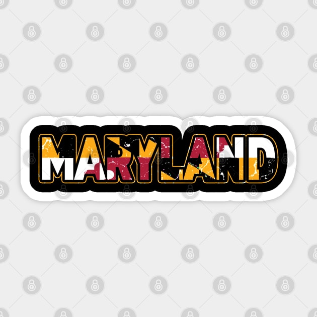 Maryland Sticker by Mila46